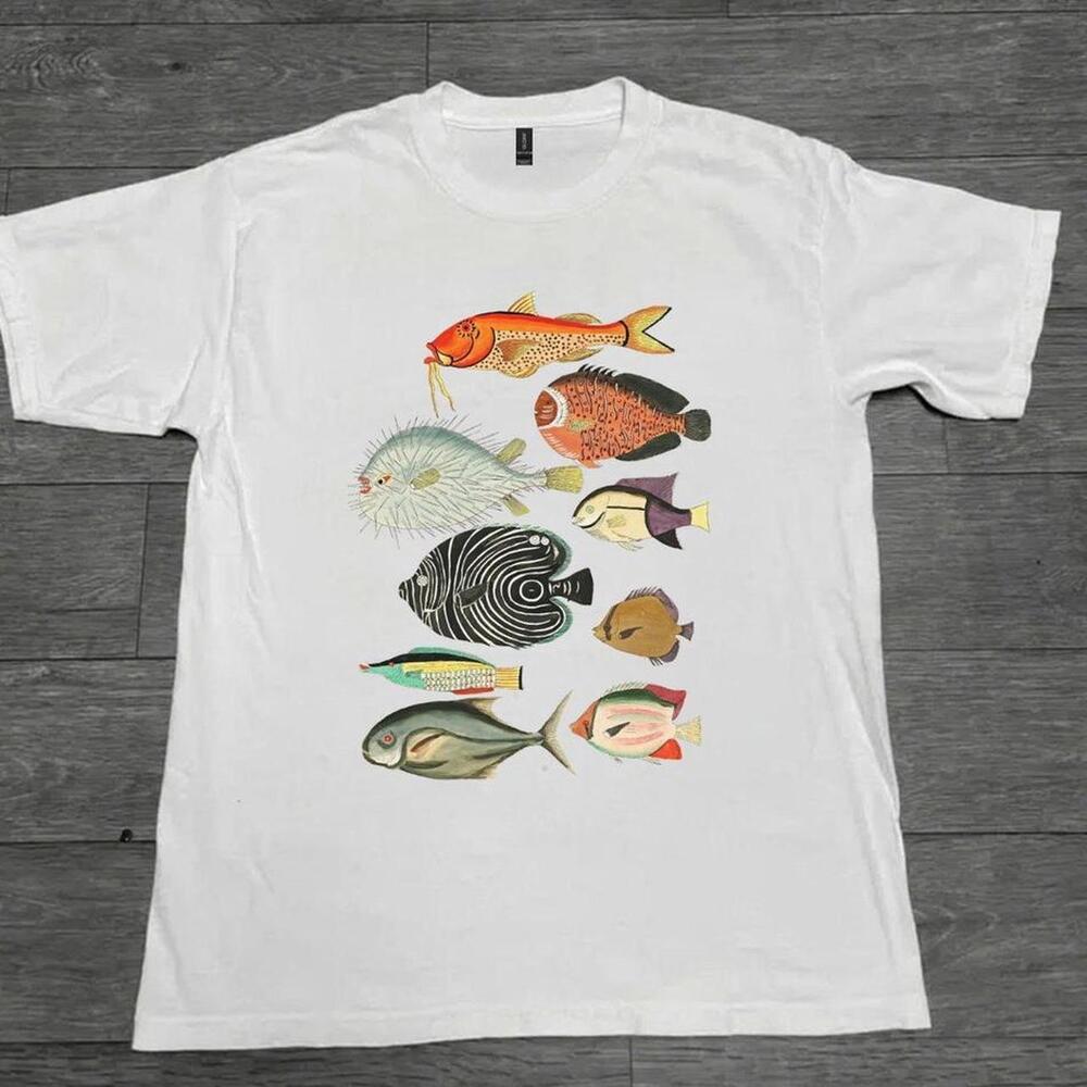 White Fish Graphic Tee
